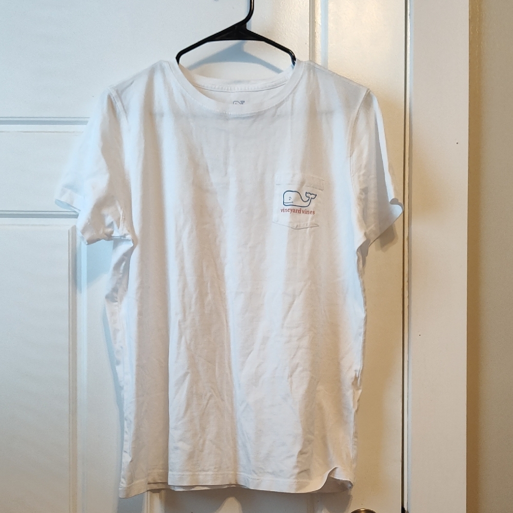 Vineyard Vines White T-Shirt with Logo